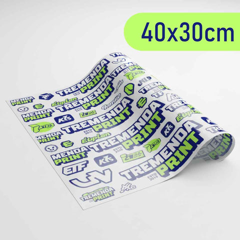 Pliego DTF Textil 40x30cm