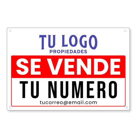 Letrero Se Vende con Logo